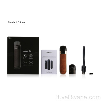 Kit pod AIRO versione Luxury in pelle di marca